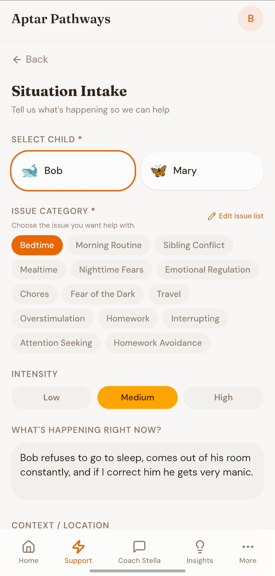 Aptar Compass situation intake screen